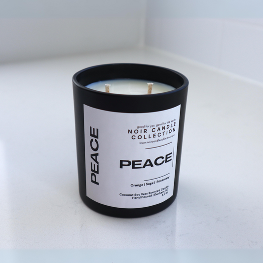 Peace (Will be Back in October) - Luxury Coconut Soy Candle