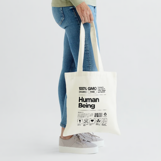 Tote Bag: 100% Human