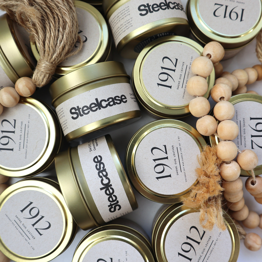 Corporate Custom Mini Candle