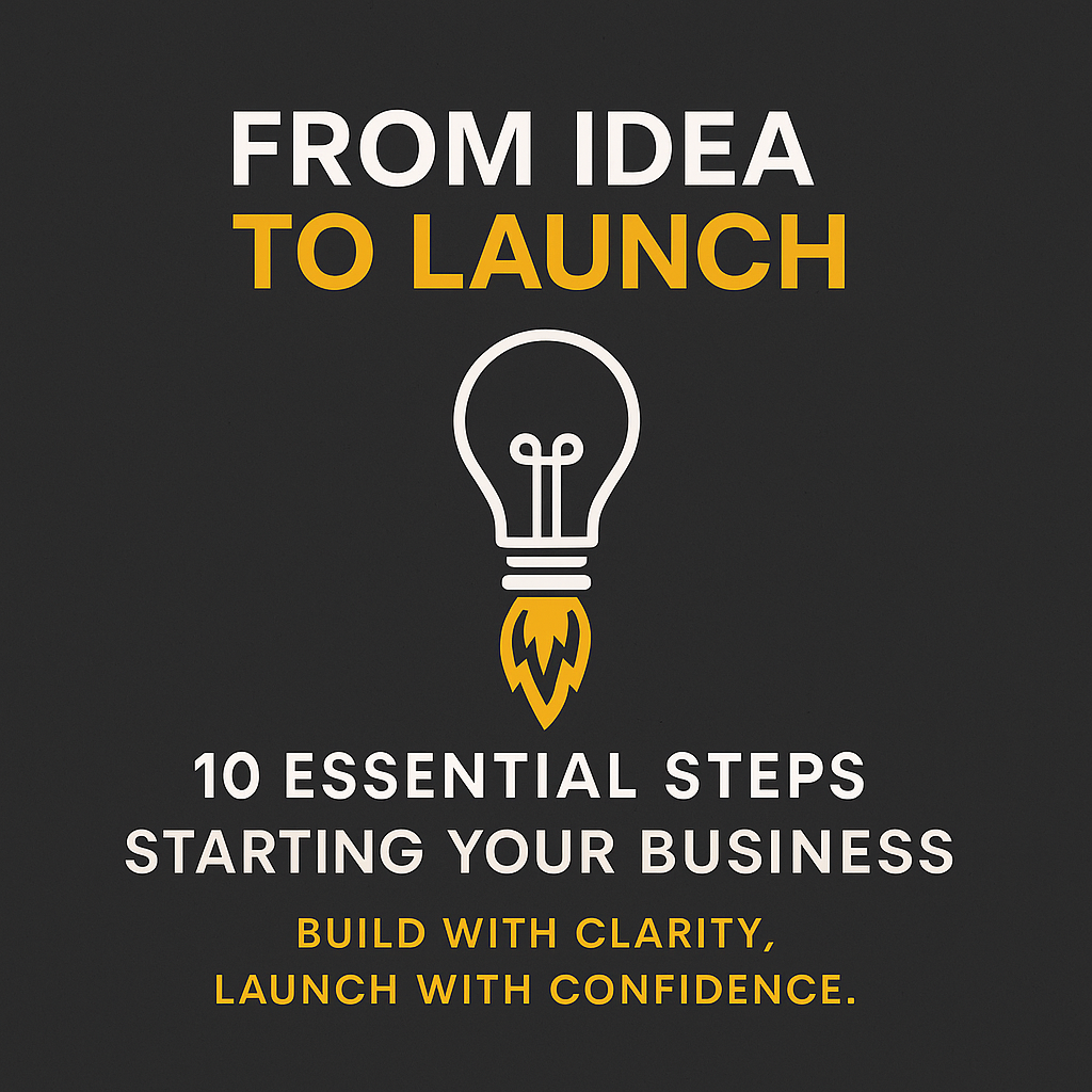 Guide 2: From Idea to Launch — 10 Essential Steps to Starting Your Business (only)